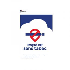 Affichage officiel " espaces sans tabac " 1 pièce(s) panneau rigide " espace sans tabac " a3 - novap