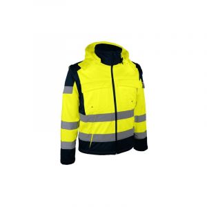 Softshell vilma manches amovibles entre 4 et 6 m 100 - 200 g softshell polyester jaune 1 pièce(s) softshell hv vilma manche amovibles jaune tm - singe