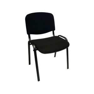 Chaise visiteur en tissu noir 5.3 kg 1 pi&egrave;ce(s) chaise visiteur en tissu - noir 810 mm tissu 546 mm 570 mm - mobika