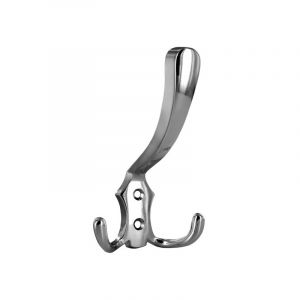 Patere basique 3 tete h150 zk chrome 1 sachet(s) de 1 unité(s) patere basique 3 tete h150 zk chrome - interges.com
