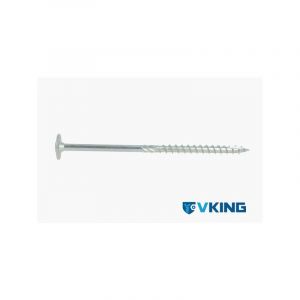 Vis charpente viking t&ecirc;te ronde large torx zingu&eacute; blanc torx (x) bois, bois dur assemblage bois, charpente en bois 10 mm t&ecirc;te ronde , t&ecirc;te large 360 m