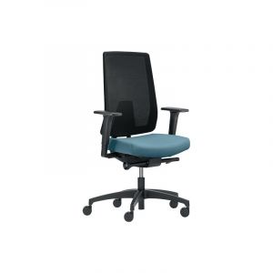 Chaise de bureau pivotante dauphin 1 pi&egrave;ce(s) chaise bureau pivotante synchrone bleue eau 400-520mm - dauphin