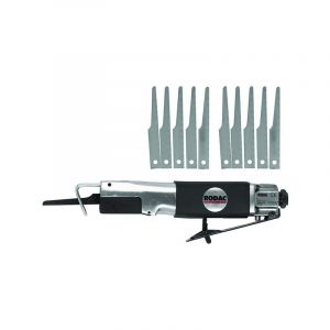 Coffret scie &agrave; t&ocirc;le droite + 10 lames 16 m/s&sup2; 1/4" 6.3 bar 9000 cp/min 1 coffret(s) 91 dba pneumatique coffret scie &agrave; t&ocirc;le droite + 10 lames 10 mm 360