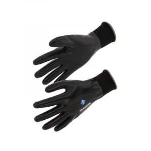 Gants polyester tout enduit nitrile agressions m&eacute;caniques oui 6 nitrile, polyamide 1 sachet(s) de 10 paire(s) gants polyester tout enduit nitrile noir