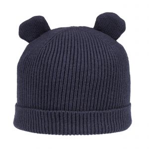 Isotoner - Bonnet Enfant 2/4 ans oreilles Marine