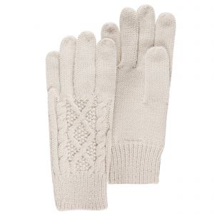Isotoner - Gants Femme Torsades Beige