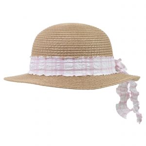 Isotoner - Chapeau Capeline Fille 4-8 ans Foulard rose