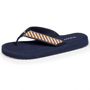 Isotoner - Tongs Femme confort perle Marine