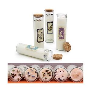 Bougie Magique parfum&eacute;e cire de soja et pierre naturelle