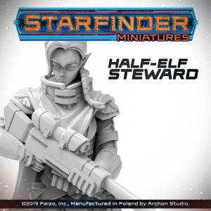Jeu de plateau Starfinder - Half-Elf Steward  - Légion Distribution Jeu de plateau et accessoires  - PSF0005