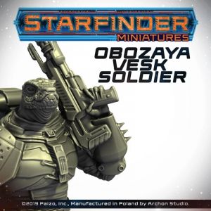 Jeu de plateau Starfinder - Obozaya Vesk Soldier  - Légion Distribution Jeu de plateau et accessoires  - PSF0009