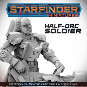 Jeu de plateau Starfinder - Half-Orc Soldier  - Légion Distribution Jeu de plateau et accessoires  - PSF0003