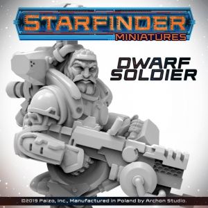 Jeu de plateau Starfinder - Dwarf Soldier  - Légion Distribution Jeu de plateau et accessoires  - PSF0001