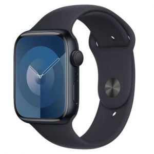 Apple Watch Series 9 GPS + Cellular 41mm Aluminium bleu de minuit Bracelet Sport bleu de minuit S/M - tr&egrave;s bon &eacute;tat - extras