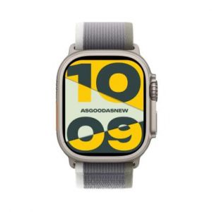 Apple Watch Ultra 2 GPS + Cellular 49mm titane Boucle Trail vert/gris S/M - comme neuf - extras