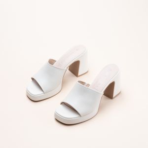 Mules BLANC SAN MARINA CUIR