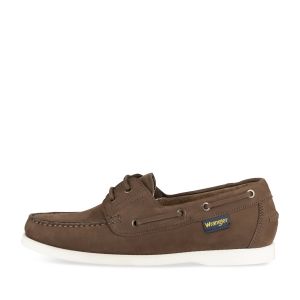 Chaussures bateau MARRON WRANGLER