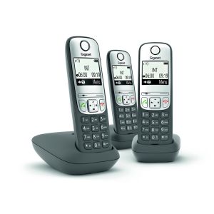 Téléphone fixe sans fil Trio A635 - Anthracite GIGASET