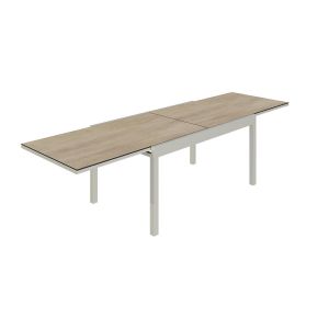 Table de Jardin extensible 150-250cm Beige Palma