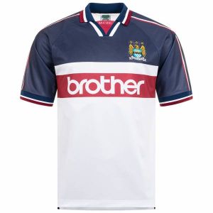 Manchester City FC 1998 Hommes Away Maillot r&eacute;tro 701220755-001