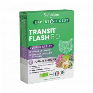 Santarome Transit Flash Bio 15 Comprimés