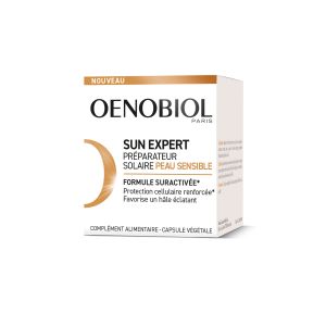 Oenobiol Sun Expert Pr&eacute;parateur Solaire Peau Sensible 30 Capsules