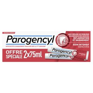 Parogencyl Dentifrice Soin Intensif Gencives 2 x 75ml