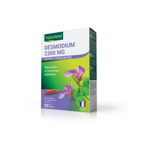 Desmodium 2300 mg, Détoxifiant et Protecteur hépatique 20 ampoules de 10 ml