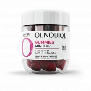 Oenobiol Gummies Minceur Coupe-Faim Anti-Fringales Pot 60 Gummies