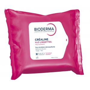 Bioderma CREALINE H2O Lingettes x 25