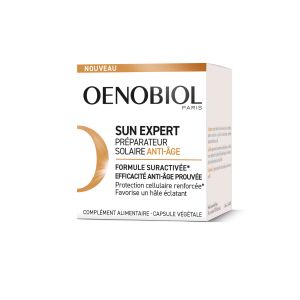 Oenobiol Sun Expert Pr&eacute;parateur Solaire Anti-&Acirc;ge 30 Capsules