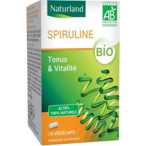 Spiruline bio, Tonus et Vitalité 75 végécaps