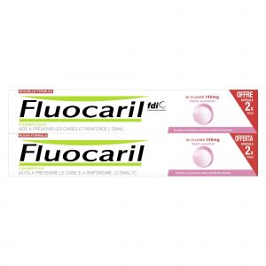 Dentifrice Dents Sensibles Bi-Fluor&eacute; 145mg 2x75ml