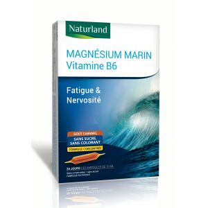 Magnésium marin/Vitamine B6, Fatigue et Nervosité 20 ampoules