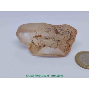 Quartz Tangerine - Pointe Brute - Quartz Lémurien
