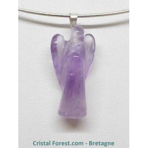 Améthyste - Pendentif Ange