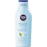 NIVEA SUN Lotion après-soleil nourrissante pour le corps avec effet apaisant après le bain de soleil, à l'aloe vera bio et à l'acide hyaluronique pour 48 h d'hydratation (400 ml)