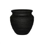 Pottery Pots Pot Phileine S Sandy Black - Diamètre : 40,5 cm - Hauteur : 40 cm