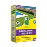 BHS Gazon Regarnissage Terrain Sec - 3kg - 150 m² - Gazon plus résistant et mieux protégé - Bonne Pérennité et Résistance Aux Piétinements GRTS3