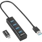 Sharkoon 4 Ports USB 3.2 GEN 1 Hub en Aluminium