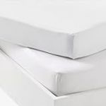 Mon PTIT Dodo LOT 1 ALESE PU + 1 Drap Housse Blanc/Blanc 70 x 140 cm