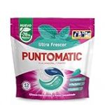 PUNTOMATIC | Tricamera Frescor Capsules | Washing Detergent for White and Colour Clothes | Stain Remover | 12 Washes