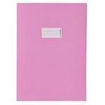HERMA 7048 Lot de 10 protège-cahiers en papier recyclé solide et couleurs riches Format A4 Rose