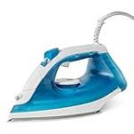 Amazon Basics Fer &agrave; Vapeur Avec Semelle Antiadh&eacute;sive, 1 800W, 20g de Vapeur Continue, R&eacute;servoir de 200ml, Bleu