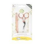 Ensemble Ciseaux à Sourcils et Pinces à Épiler