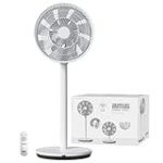 AMIG - Ventilateur sur Pied et de Table GALAIR WIFI-01 - Silencieux 13dB - 26 Vitesses - Oscillation Verticale et Horizontale - Faible Consommation 27W - T&eacute;l&eacute;commande et Application - Lumi&egrave;re LED
