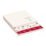Clairefontaine 812443C - Un Bloc Mémo de 90 Feuillets, 30 Feuillets par format / Imprimés Détachables / Papier Ivoire 90g / 3 niveaux / 10x14x0,8cm - Collection Moulin Rouge