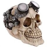 Puckator Cr&acirc;ne de d&eacute;coration avec Lunettes Style Steampunk, SK248, Beige