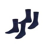 ESPRIT Foot Logo Multipack K So coton unies lot de 2 paires, Chaussettes Mixte enfant, Bleu Marine 6120, 31-34