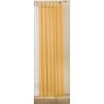 Rideaux Unicolore Transparent en Voile, de Nombreuses Couleurs attrayantes, 245 x 140, Jaune, 61000